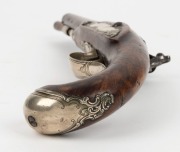 An antique English flintlock duelling pistol, circa 1780, 32.5cm long - 6