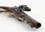 An antique English flintlock duelling pistol, circa 1780, 32.5cm long - 7