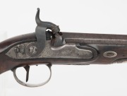 An antique English flintlock duelling pistol, circa 1780, 32.5cm long - 2