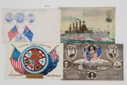 Postcards: AUSTRALIA - SHIPPING: A diverse range incl.&nbsp;HMAS Melbourne, SS Katoomba, SS Canberra, and HMAS Australia, with several cards issued by the Melbourne Steamship Company, as well as many cards commemorating the 1908 visit to Australia of the Unite - 2