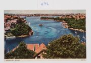 Postcards: NEW SOUTH WALES - SYDNEY BAYS, BEACHES & SHIPPING: Mostly photographic cards featuring views from all around Sydney, including Qantas seaplanes at Rose Bay, various moored ships both domestic and foreign, Sutherland Dry Dock, Fort Denison, Wats - 2