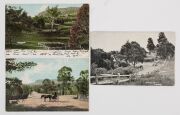 Postcards: NEW SOUTH WALES - SOUTHERN: A collection of photographic cards including 1903&nbsp;Narrandera dust storm, Art Deco architecture and early automobiles,&nbsp;Hamilton Hume's residence at Yass, Snowy Mountains Authority laboratories, Albury bowling greens, - 4