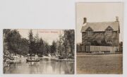 Postcards: NEW SOUTH WALES - SOUTHERN: A collection of photographic cards including 1903&nbsp;Narrandera dust storm, Art Deco architecture and early automobiles,&nbsp;Hamilton Hume's residence at Yass, Snowy Mountains Authority laboratories, Albury bowling greens, - 6