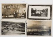 Postcards: VICTORIA - GIPPSLAND&nbsp;& THE MOUNTAINS: Photographic postcards including Walhalla blanketed by snow, the local milk delivery boy on horseback, Buchan Fairy Cave, Omeo Golden Age Hotel, Mount Hotham slopes, Benambra School, American Fleet, railway - 4