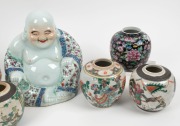 Assorted Chinese porcelain ginger jars, statues and vases, 20th century, (12 items), ​​​​​​​the largest 29cm high - 3