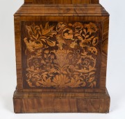 JOSEPH KNIBB&nbsp;rare William and Mary period English longcase&nbsp;clock in floral Dutch marquetry case with oyster and figured walnut veneers and oval bullseye lenticle&nbsp;to the trunk door, 17th century - 5