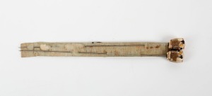 SATSUMA pair of antique Japanese hairpins, Meiji period, 19th century, 27cm long