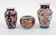 IMARI group of ten antique porcelain vases, 19th century, the largest 19cm high - 4