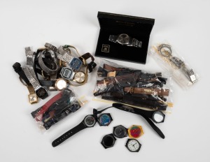 Collection of assorted wristwatches, including 9ct gold cased example, (qty)