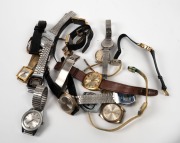 Collection of assorted wristwatches, including 9ct gold cased example, (qty) - 4