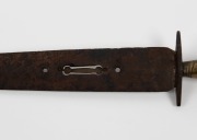 PROSTITUTE'S or GAMBLER'S DAGGER, antique Spanish knife made in Albacete, mid 19th century, ​​​​​​​34cm long - 2