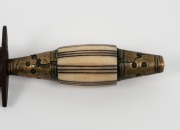 PROSTITUTE'S or GAMBLER'S DAGGER, antique Spanish knife made in Albacete, mid 19th century, ​​​​​​​34cm long - 3