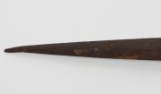 PROSTITUTE'S or GAMBLER'S DAGGER, antique Spanish knife made in Albacete, mid 19th century, ​​​​​​​34cm long - 5