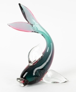 SEGUSO VETRI D'ARTE Murano glass fish statue, 20cm high