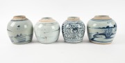 Four antique Chinese export ginger jars, Ming dynasty, the largest 17cm high - 2