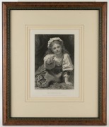 Three antique engravings, attractively mounted with matching frames, 19th century, the largest 56 x 47cm overall - 2