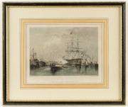 MARITIME SUBJECTS:  Four etchings or engravings, individually framed, the largest 40 x 50cm. (4 items). - 2