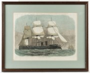 MARITIME SUBJECTS:  Four etchings or engravings, individually framed, the largest 40 x 50cm. (4 items). - 4