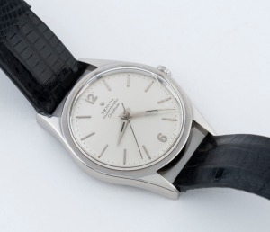 ZENITH "Captain" gent's automatic wristwatch in stainless steel case with baton numerals, 3.6cm wide including crown