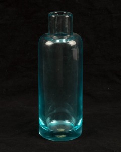 SALIVATI ice blue Murano glass vase, with remains of original label, 24.5cm high.