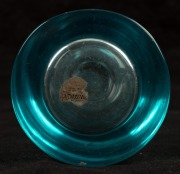 SALIVATI ice blue Murano glass vase, with remains of original label, 24.5cm high. - 2