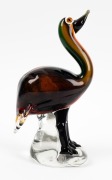 A Murano glass ostrich statue, ​​​​​​​31cm high