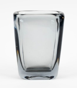 STROMBERG Scandinavian art glass vase, engraved signature to base, 17cm high.