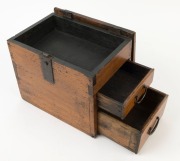 A Chinese scholar's travel box, 19th/20th century, ​​​​​​​24cm high - 2