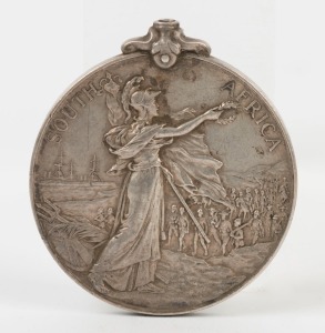 ROYAL NAVY: The QUEEN'S SOUTH AFRICA MEDAL; named to H. CONAGHAN, STO: H.M.S. SYBILLE. The Sybille was a 2nd Class twin screw cruiser of 3,400 tons and 7000-9000 HP. She served briefly in January 1901, commanded by Captain H P Williams. She was wrecked n