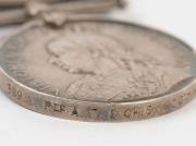 The QUEEN'S SOUTH AFRICA MEDAL with clasps for ORANGE FREE STATE, TRANSVAAL, SOUTH AFRICA 1901, and 1902; named to 3893 PTE A.T. DICKIE, 20th HUSSARS. - 3