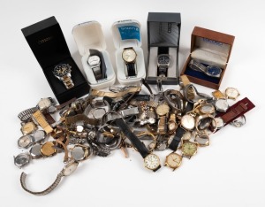 Collection of assorted vintage wristwatches, numerous makes and models, (qty).