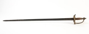 An antique dress sword, 19th century, 98cm long
