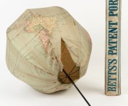 BETTS'S PATENT PORTABLE GLOBE BY GEORGE PHILLIP & SON OF LONDON, CIRCA 1905, WITH ORIGINAL CARD TRANSPORT PACKAGING OF ISSUE - 2