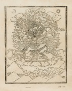Thirteen assorted Tibetan and Nepalese woodblock prints on rice paper, ​​​​​​​the largest 85 x 57cm - 3