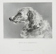 Japanese woodblock prints, Landseer Gallery prints, Victor Cobb engraving, and assorted engravings, (qty) - 6