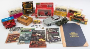 MODEL CARS: a collection, mainly in original packaging, noted three by RIO, a Voiture VW, a Revell Shelby 427 Cobra, etc. (13).