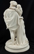 An antique English Parian ware porcelain statue, 19th century, ​​​​​​​32cm high - 2