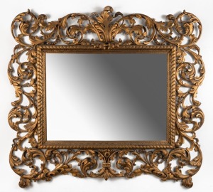 An antique gilt framed mirror, early 20th century, 116 x 134cm