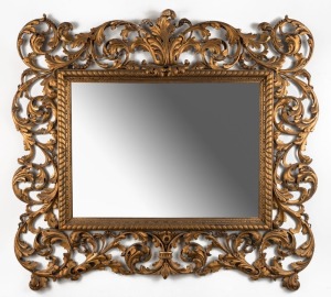 An antique gilt framed mirror, early 20th century, ​​​​​​​116 x 134cm