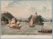 CHARLES RAMUS FORREST (1750 - 1827, artist), THOMAS SUTHERLAND (1785 - 1838, engraver), [INDIAN INTEREST], three hand-coloured engravings, 1824, I.) "City of Benares from the Ganges", II.) "Part of the City of Moorshedabad...", ​​​​​​​III.) "The Fakeer's - 3