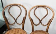 A set of six antique bentwood dining chairs. Note: Some re-caned and some bearing original label "J. & J. Kohn. Austria" - 4