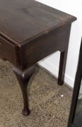An antique oak Welsh dresser base with cabriole legs and pad feet, 19th century, ​​​​​​​76cm high, 170cm wide, 55cm deep - 4