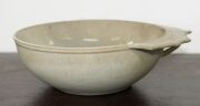 An antique Chinese celadon glazed brush washer vessel, Sung Dynasty, ​​​​​​​6.5cm high, 20.5cm wide - 7