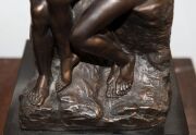 (after) AUGUSTE RODIN, "The Kiss", cast bronze statuette on ebonized plinth, ​​​​​​​32cm high - 11