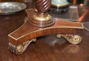 A Regency rosewood and beech wine table made in the Grecian style with ormolu mounts, circa 1820, 63cm high, 43cm diameter - 6