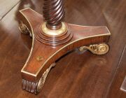 A Regency rosewood and beech wine table made in the Grecian style with ormolu mounts, circa 1820, 63cm high, 43cm diameter - 7