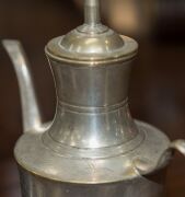 An antique Chinese silver plated vase and teapot, 19th century, (2 items), ​​​​​​​22cm and 15cm high - 11