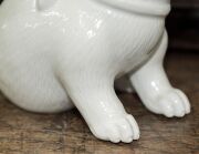 HIRADO ceramic puppy dog statue, Meiji period, late 19th century, ​11cm high, 12cm long - 5