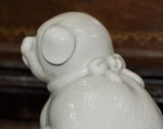 HIRADO ceramic puppy dog statue, Meiji period, late 19th century, ​11cm high, 12cm long - 9