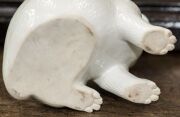 HIRADO ceramic puppy dog statue, Meiji period, late 19th century, ​11cm high, 12cm long - 10